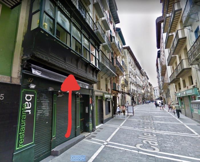 alquiler balcon habitaciones encierro san fermin 2018