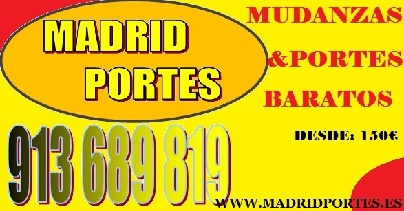 ofertas(5-25 cada mes)65x46oo847 portes y mudanzas madrid