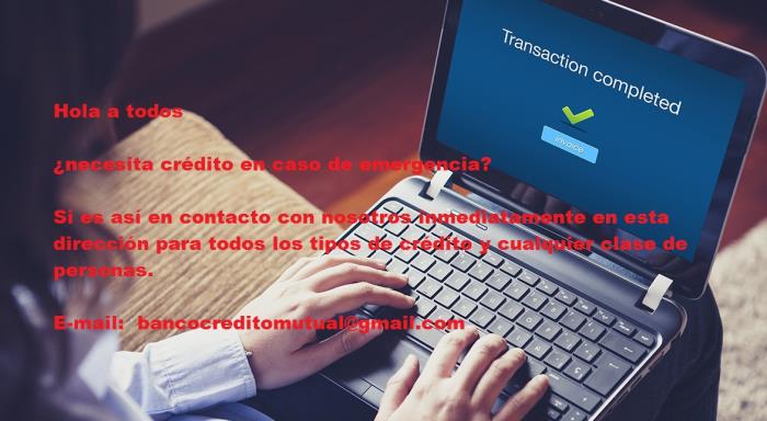 finanzas 2018 bancocreditomutual@gmail.com