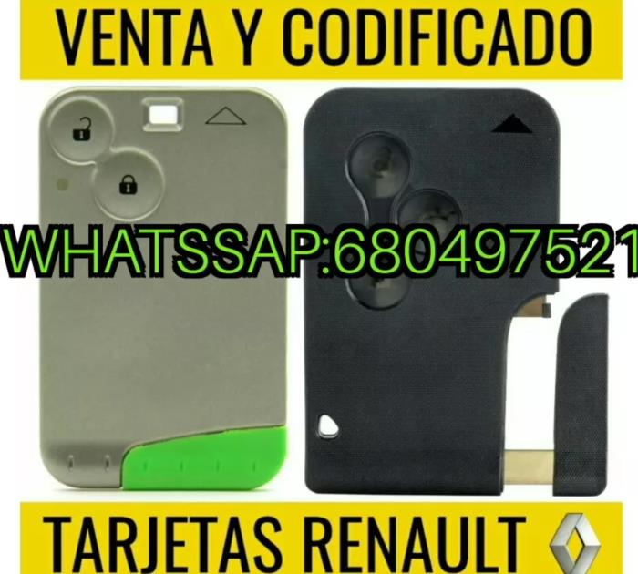 duplicado llave tarjeta renault