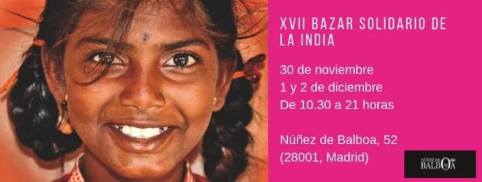 ven a nuestro bazar solidario - nuñez de balboa 52