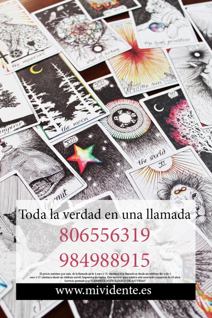 videntes de nacimiento. tarot visa desde 8