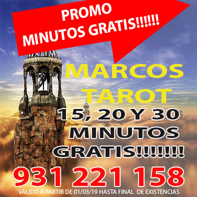 tarot marcos. promoción minutos gratis.