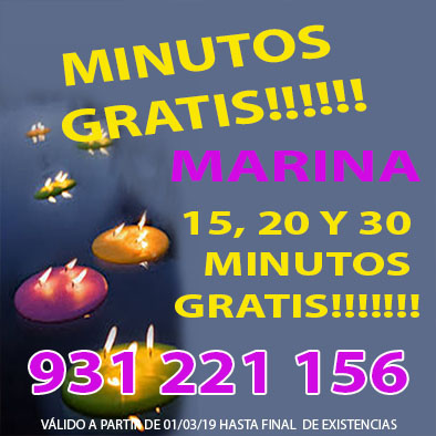 tarot y videncia marina. promoción minutos gratis.