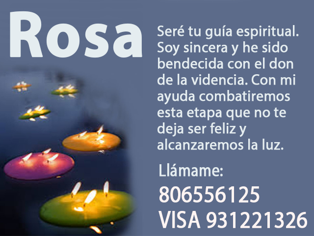 rosa. vidente natural. promoción minutos gratis.