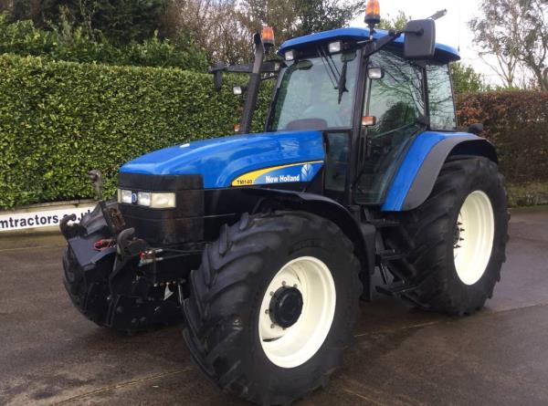 New Holland TM 140 R C c w F Links Land drive PTO