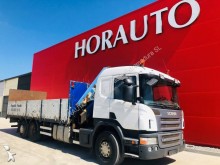 -24h 9 Camión caja abierta Scania P 420 2008 869 852 km19t - 6x2 - Euro 3 - Grúa