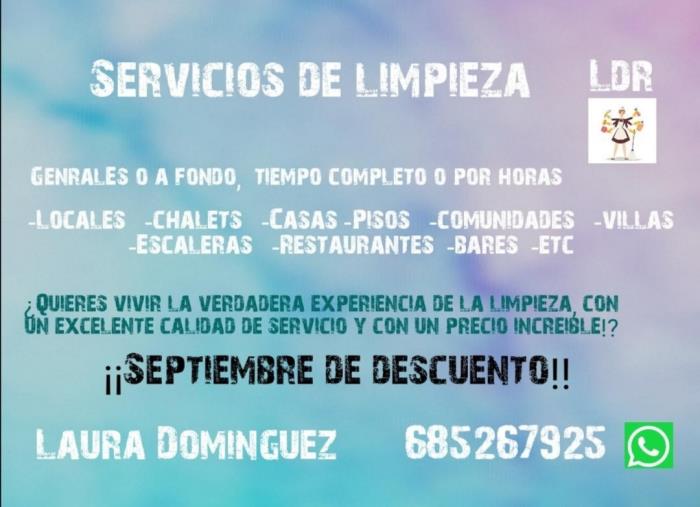 servicio de limpieza