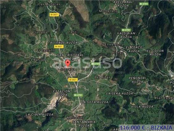 Se vende solar de 2000 metros en Sopuerta Bizkaia