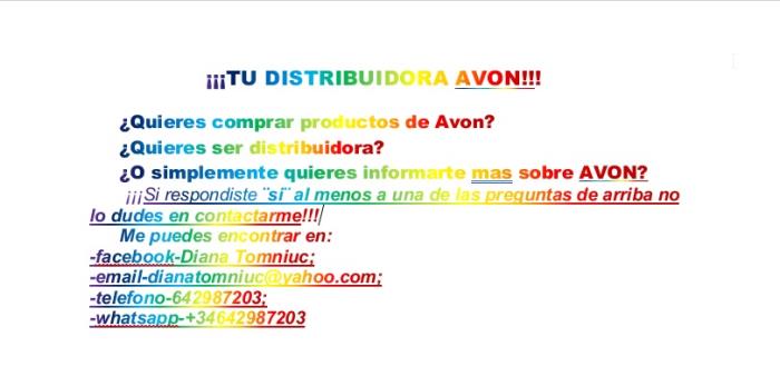 distribuidora avon