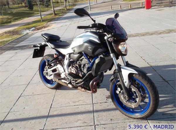 Yamaha mt 07 del año 2015 en San Sebastián de los Reyes Madrid